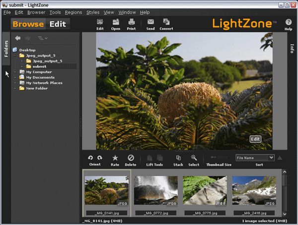 LightZone is a digital photo editor software application