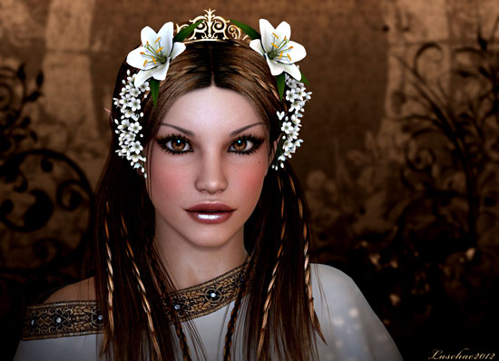 Flowers In Her Hair