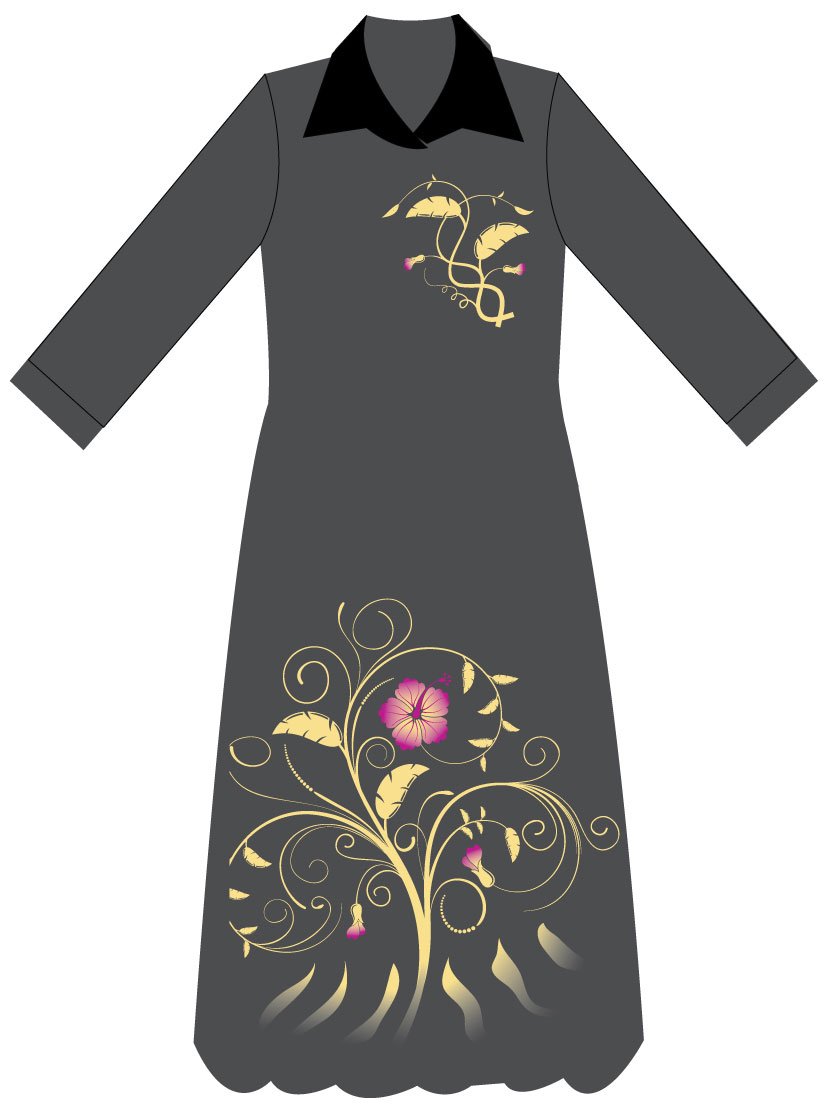 Woman Floral Design