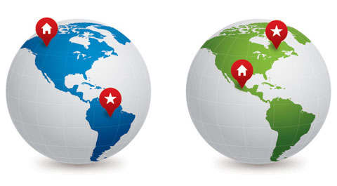 world map icon