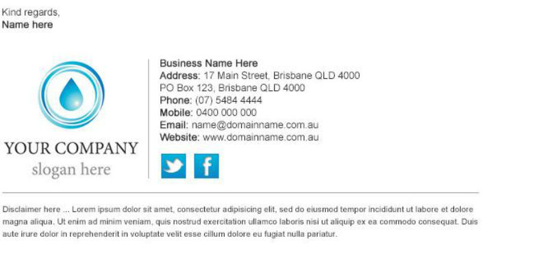 Email Template 1