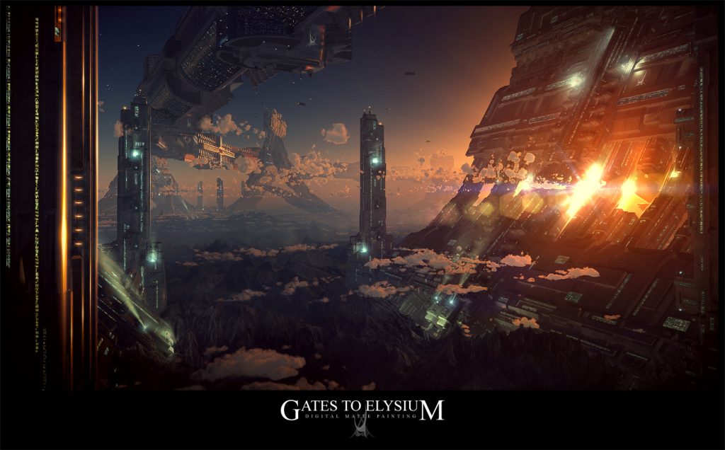 Futuristic City View