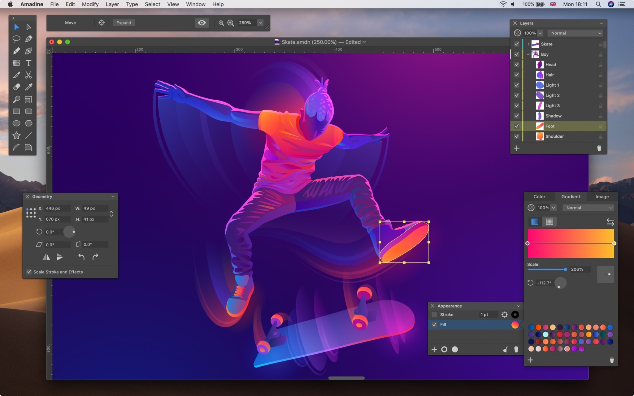 Amadine vector app