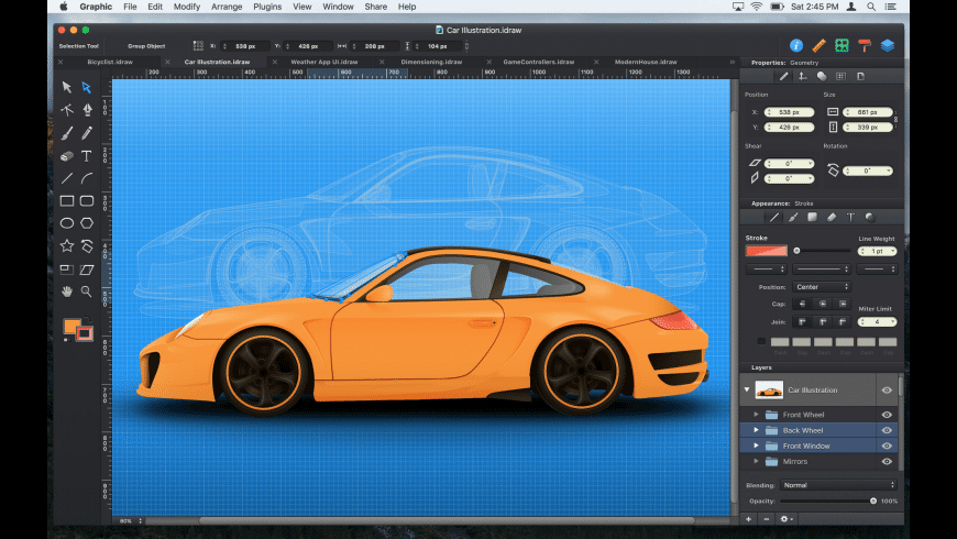 Graphic Vector Design App for macOS