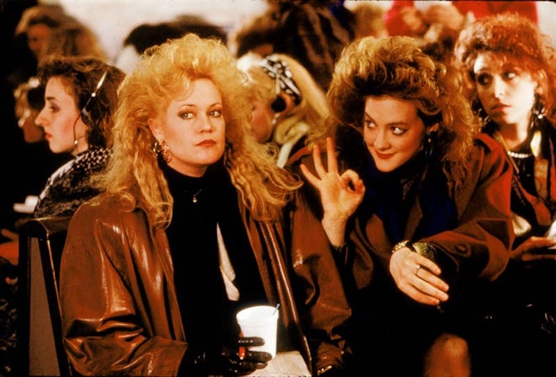 The insane 80s hair, make-up and fashion
