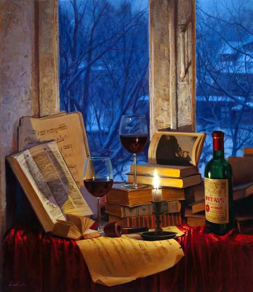 Wine and Candle